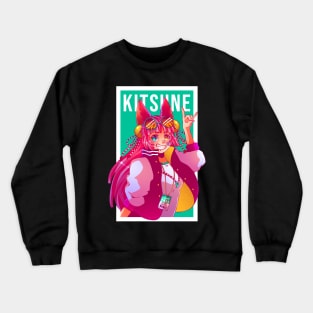 Kitsune Academia Crewneck Sweatshirt